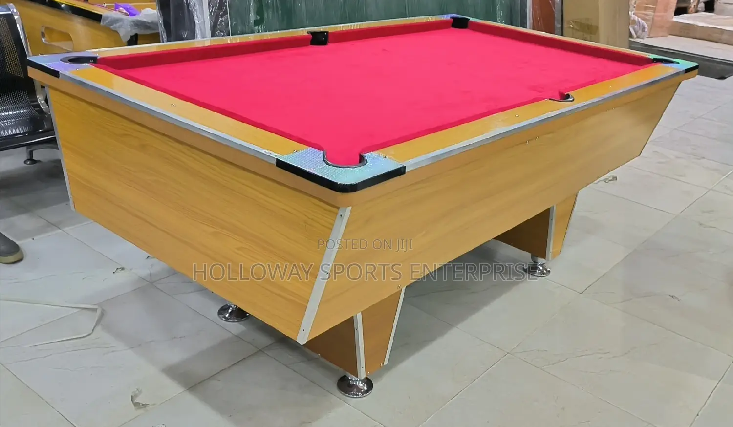 Quality 7ft HDF Snooker Table Red Color