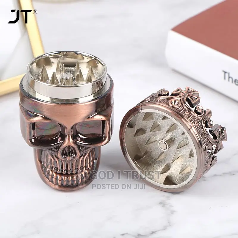3 Layers Skull Tobacco Herb Spice Grinder Crusher