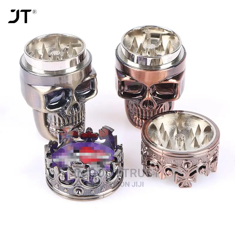 3 Layers Skull Tobacco Herb Spice Grinder Crusher