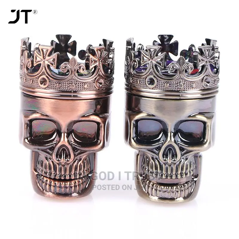 3 Layers Skull Tobacco Herb Spice Grinder Crusher