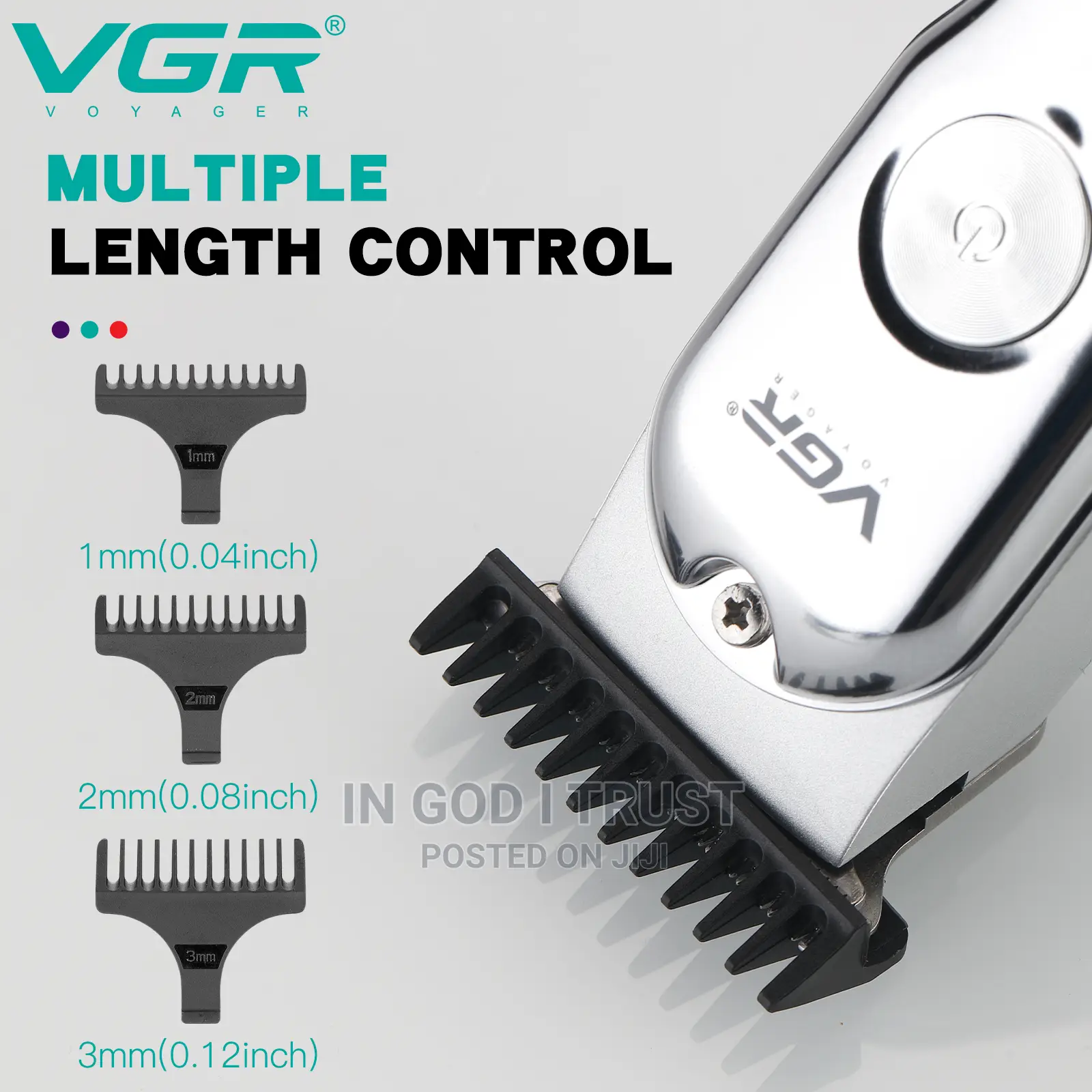 VGR Hair Trimmer Professional Hair Clipper Wireless