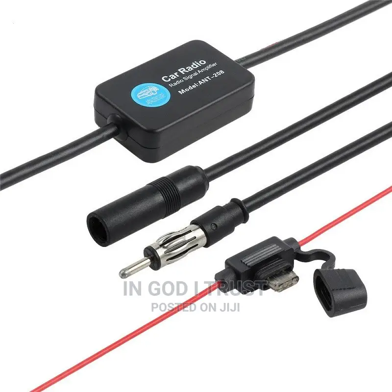Car Antenna Signal Amplifier Set AM FM Radio Signal