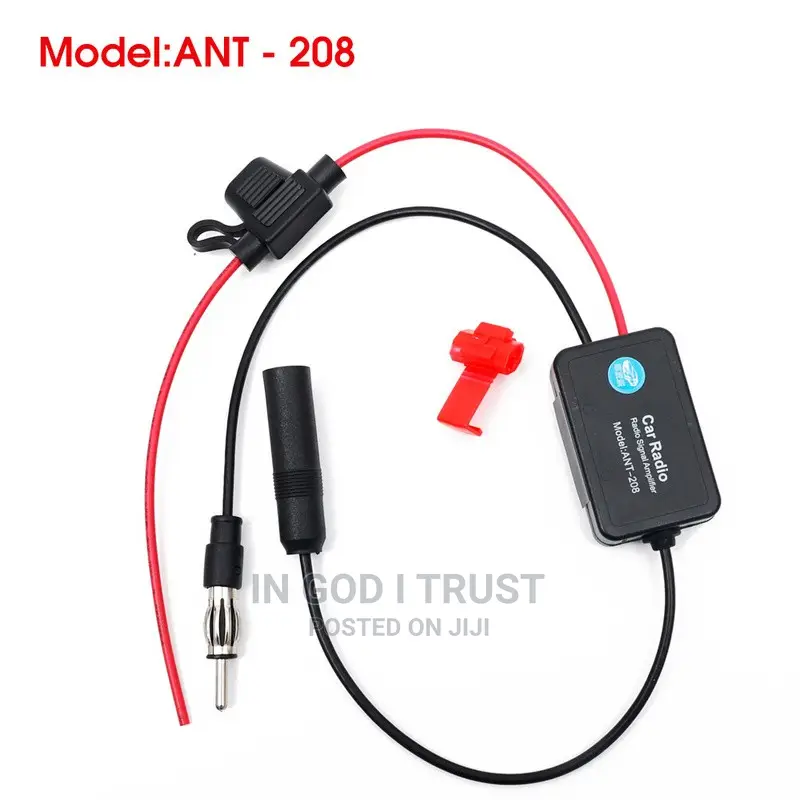 Car Antenna Signal Amplifier Set AM FM Radio Signal