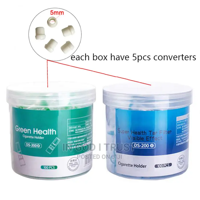 100pcs Disposable Tobacco Cigarette Filter Smoking