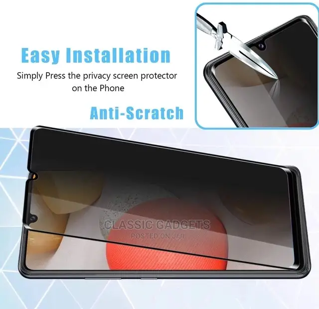 Privacy Tempered Glass Protector for Galaxy A14/A34/A24/A54