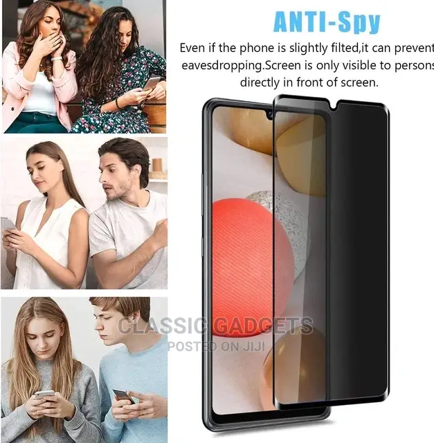 Privacy Tempered Glass Protector for Galaxy A14/A34/A24/A54