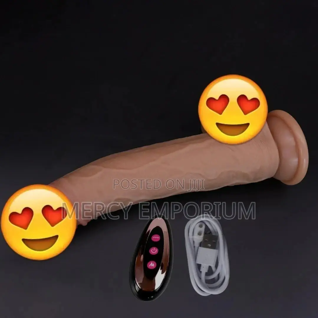Realistic Vibrating, Thrusting Dildo Vibrator Women Sex Toy