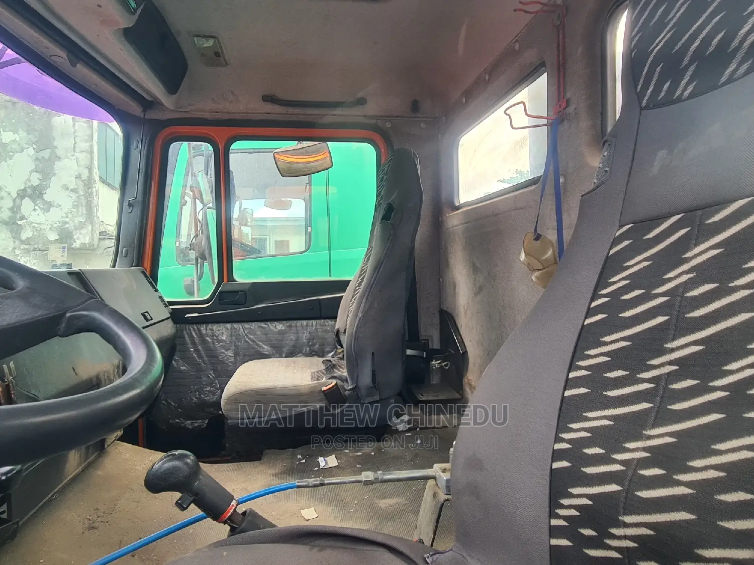 Man Diesel Concrete Mixer 12 Tires 2002 Orange
