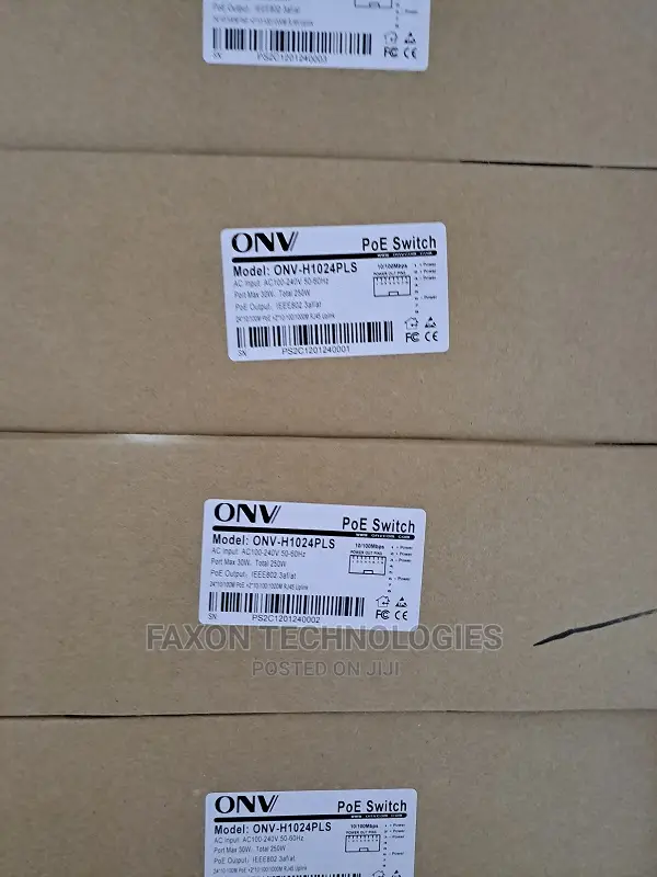 Onv-H1024pl 10m/250m Gigabit Uplink 26-Port Poe Switche