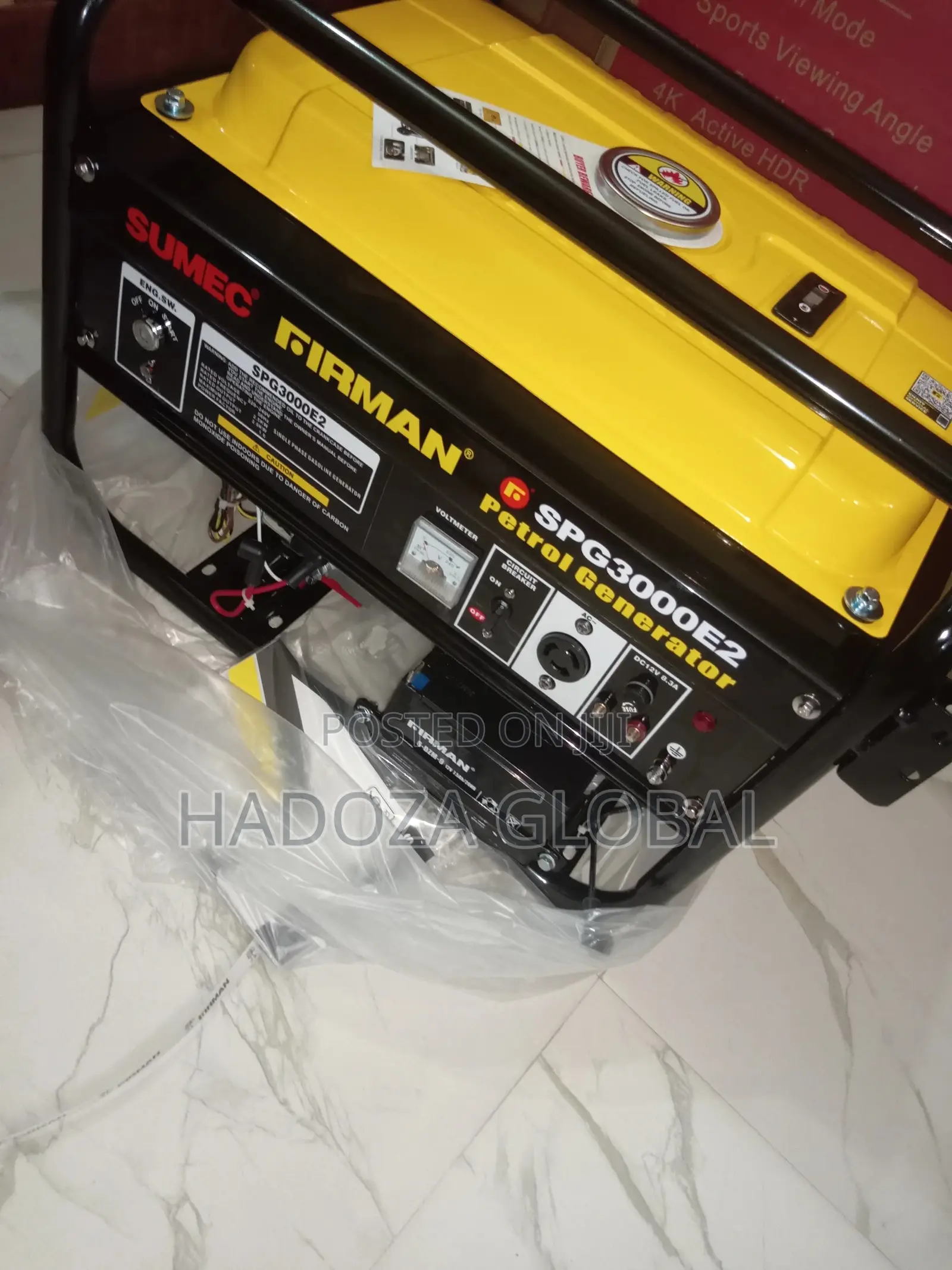 Original Sumec Firman 5.5kva Rated Pure Copper Petrol