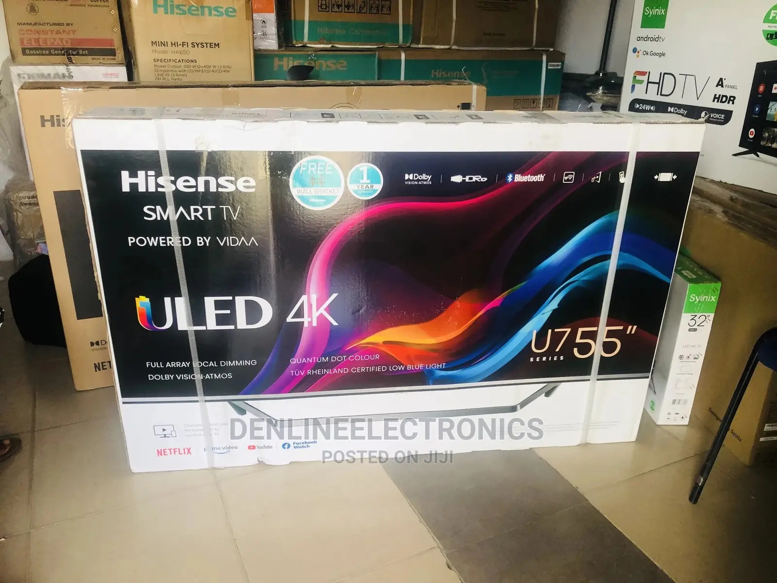Hisense 55inches ULED U7series Smart Tv