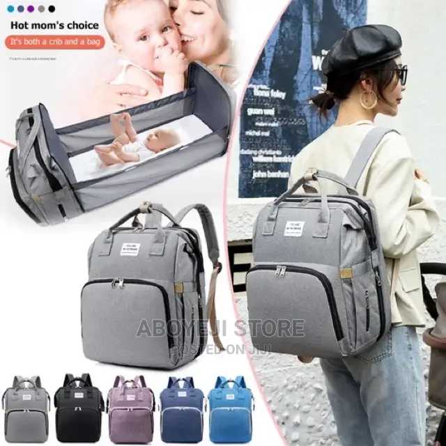 2 In1 Multifunctional Diaper Bag and Travel Backpack