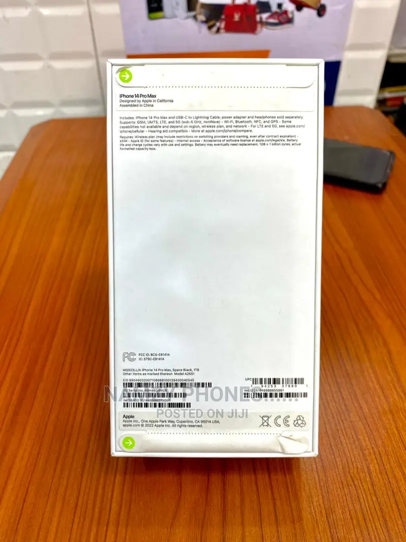 New Apple iPhone 14 Pro Max 1 TB Black