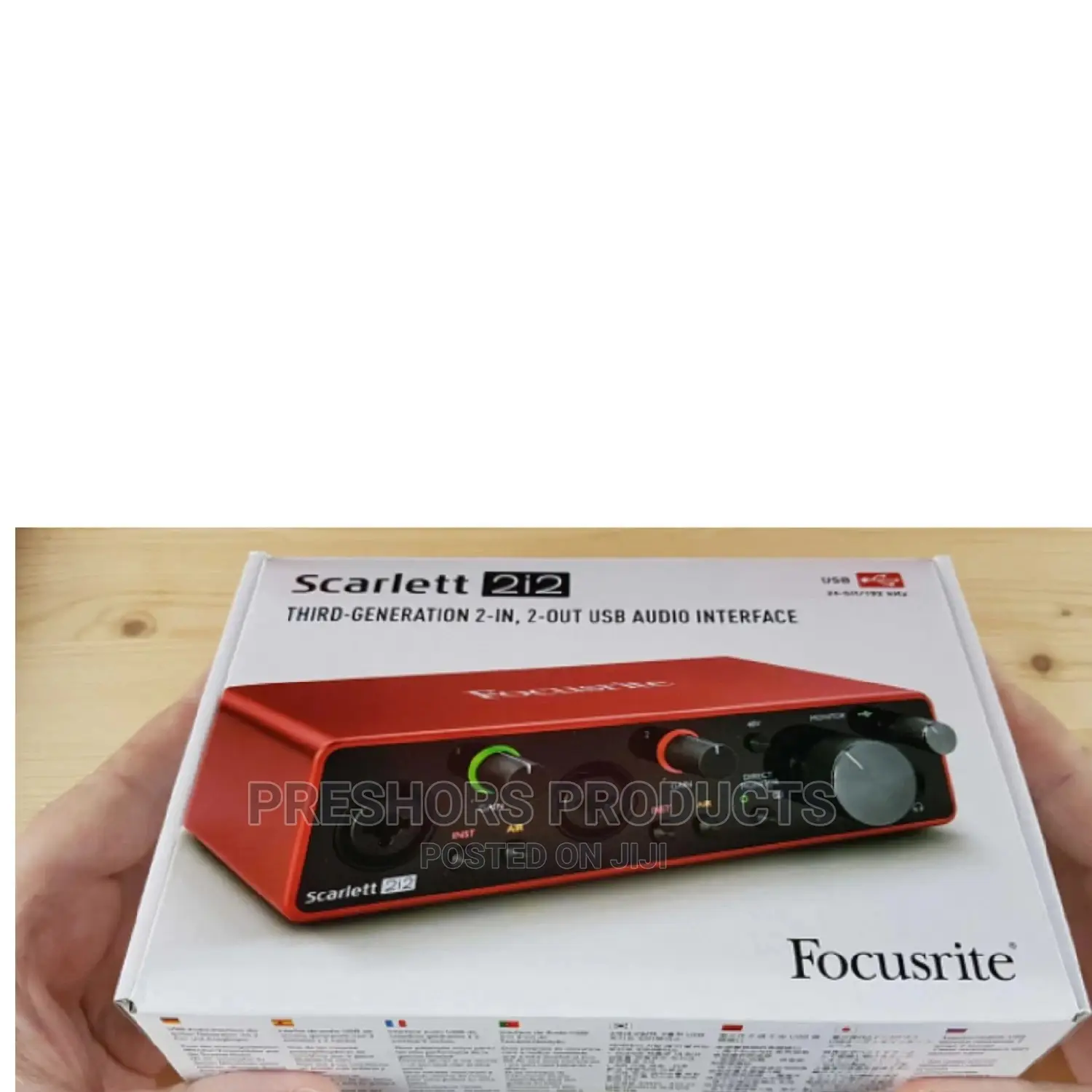 Scarlett 2i2 Third Generation With Drive Usb Audio Interface