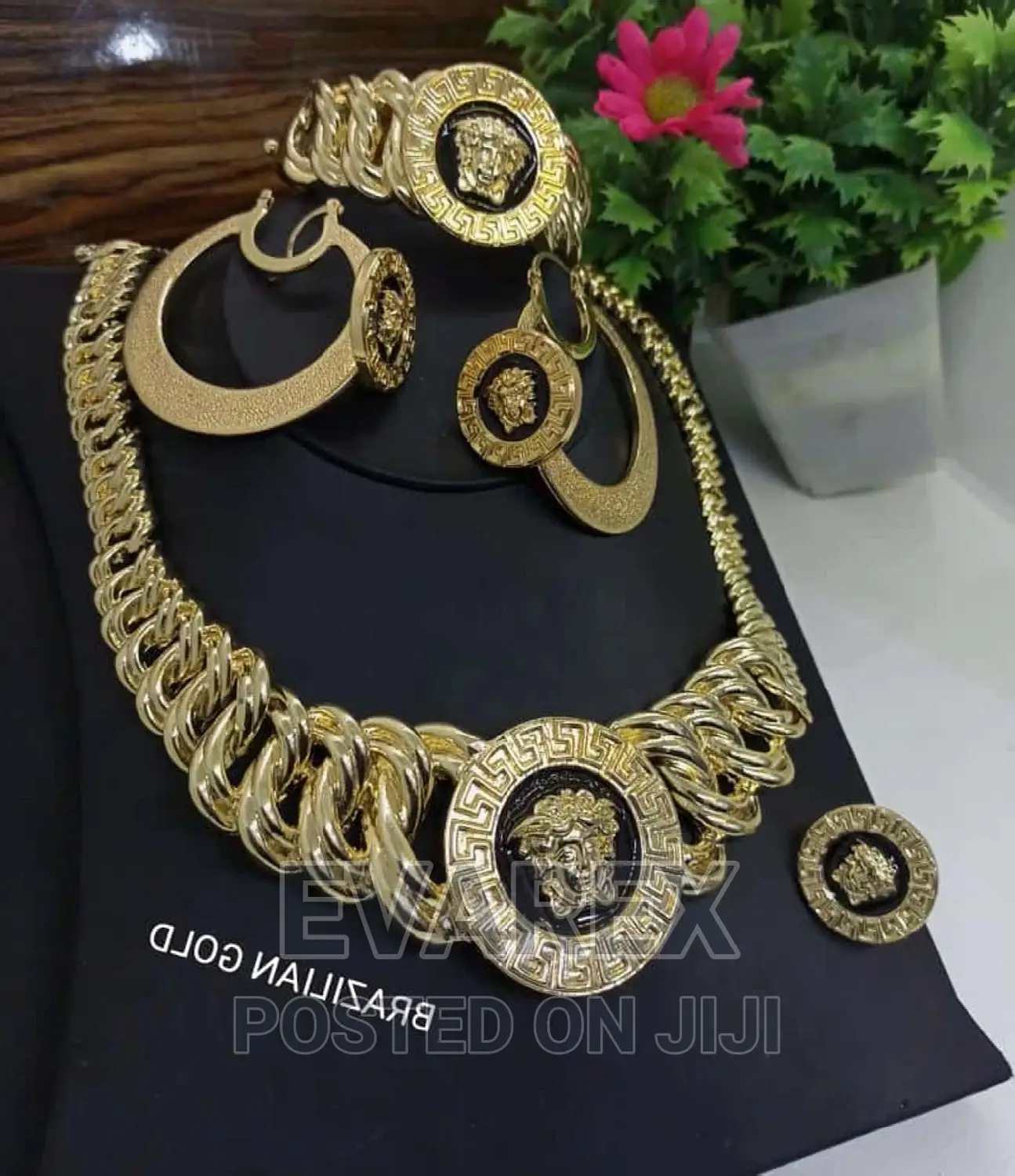 Brazilian Gold 4 Sets Jewelry