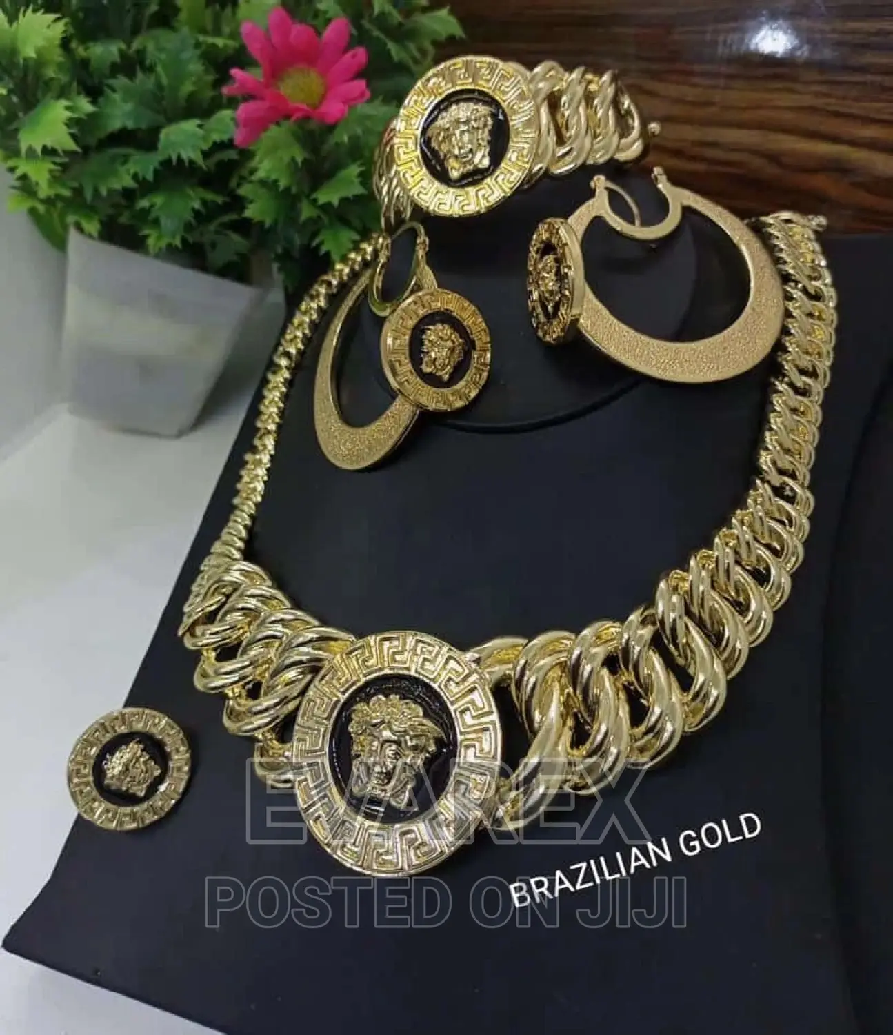 Brazilian Gold 4 Sets Jewelry