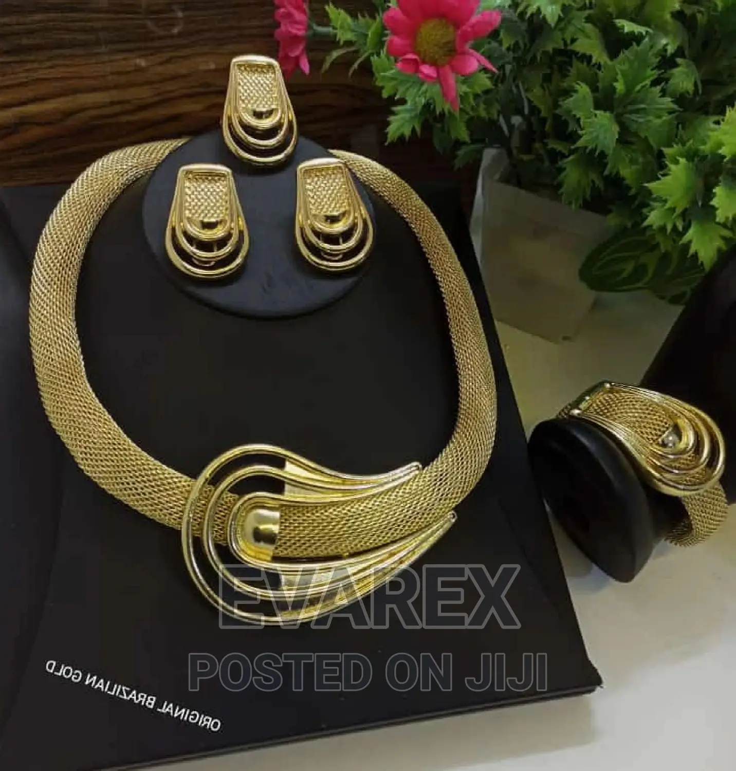Brazilian Gold Unique 4 Set Jewelry