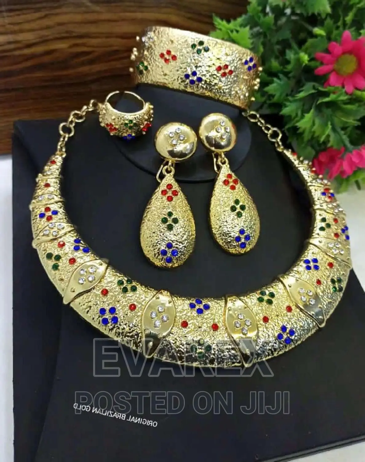 Brazilian Gold 4 Set Unique Design Jewelry