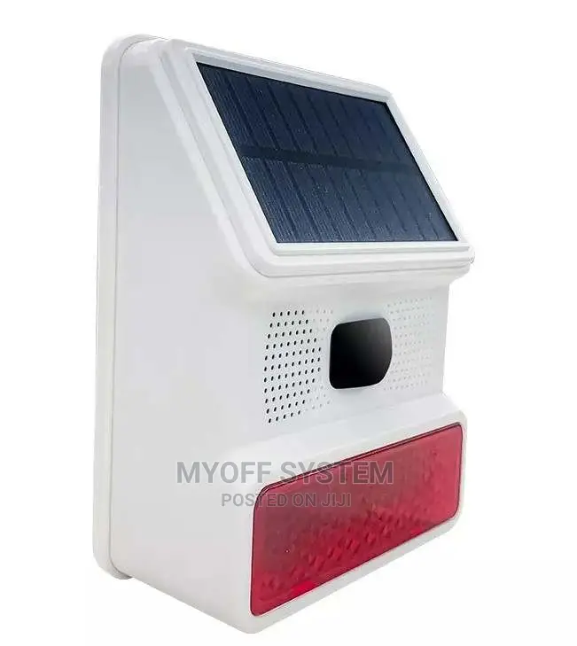 Wireless 433mhz Outdoor Solar Alarm Sound Light Flash Alarm