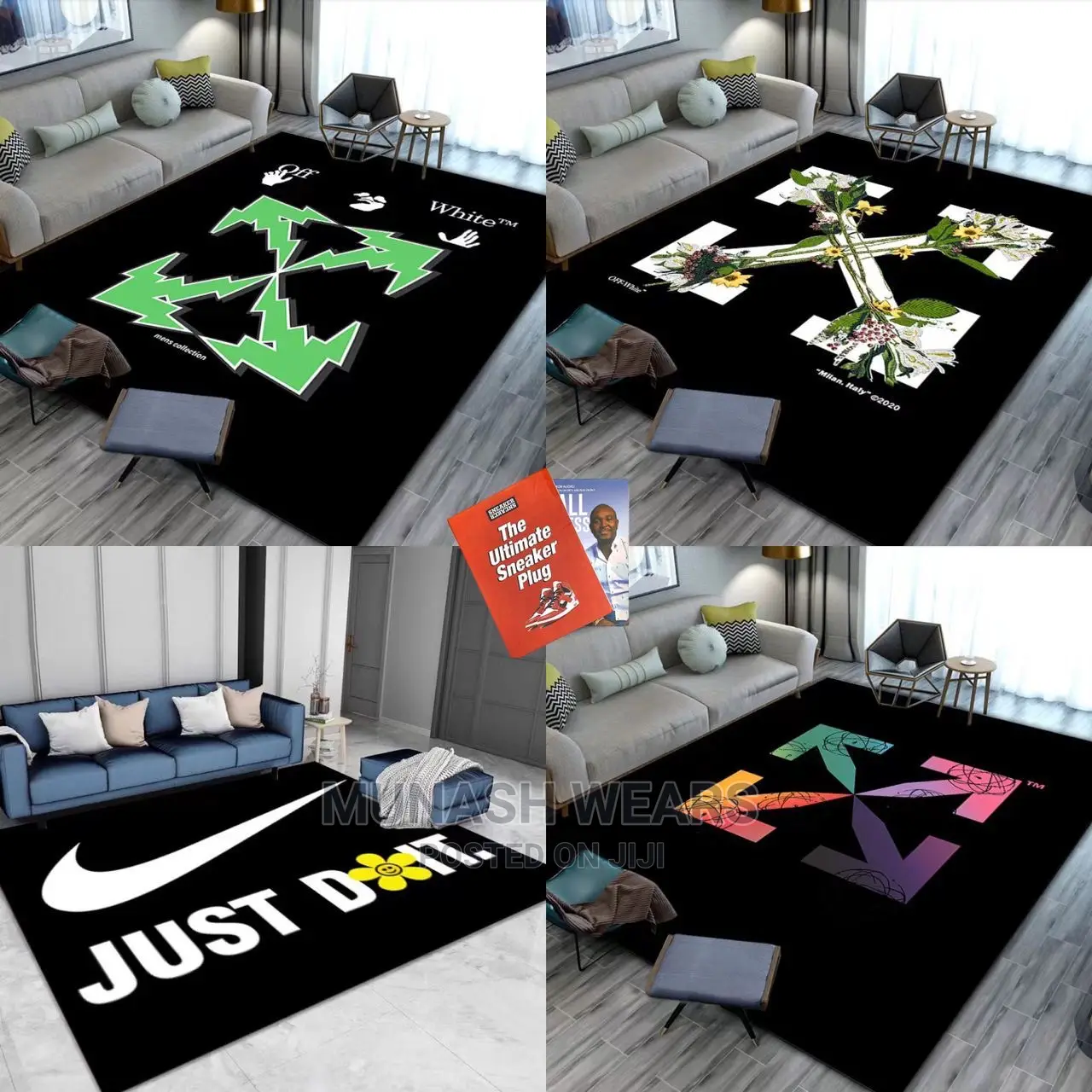 Quality Living Room Designed Super Soft Royal Center Rug.
