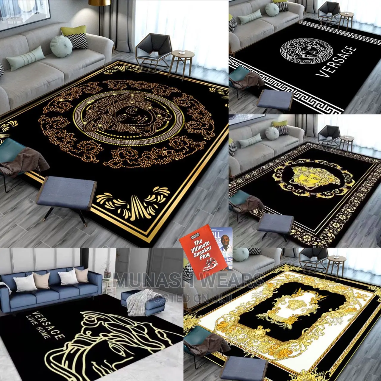 Quality Living Room Designed Super Soft Royal Center Rug.
