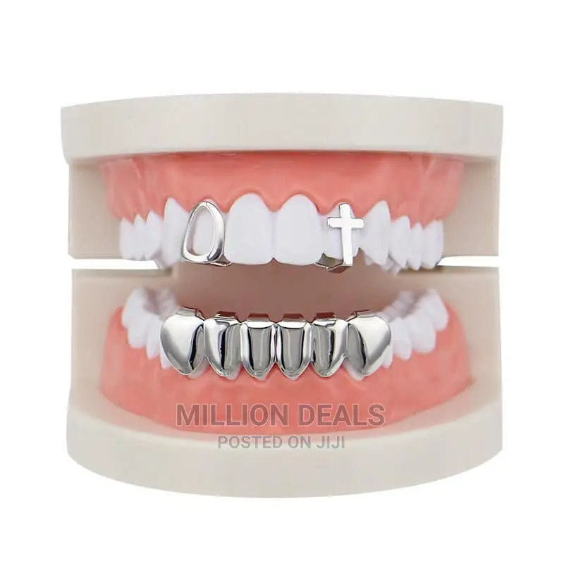 3-in-1 Custom Fits Teeth Silver Grills