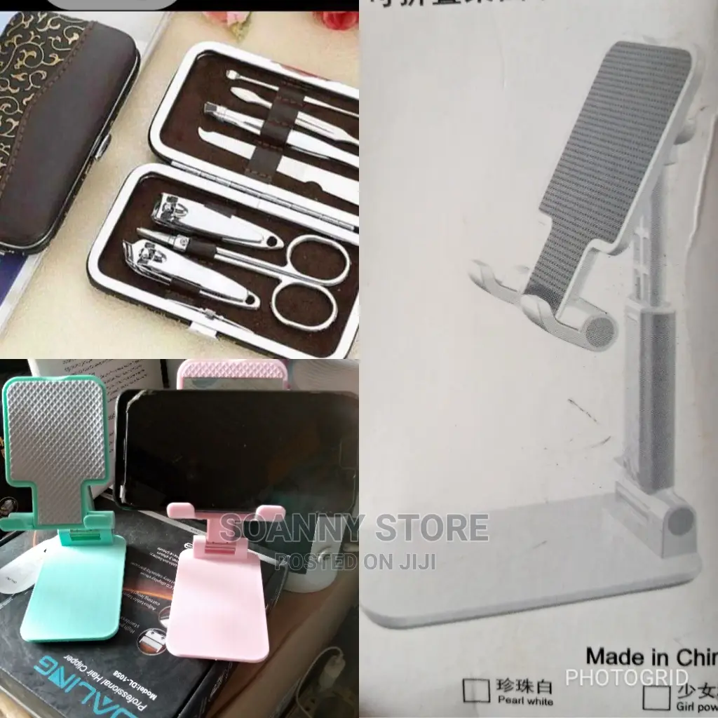 Phone Holder and Manicure Set