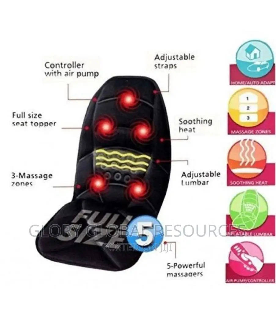Massage Seat Topper With Soothing Heat
