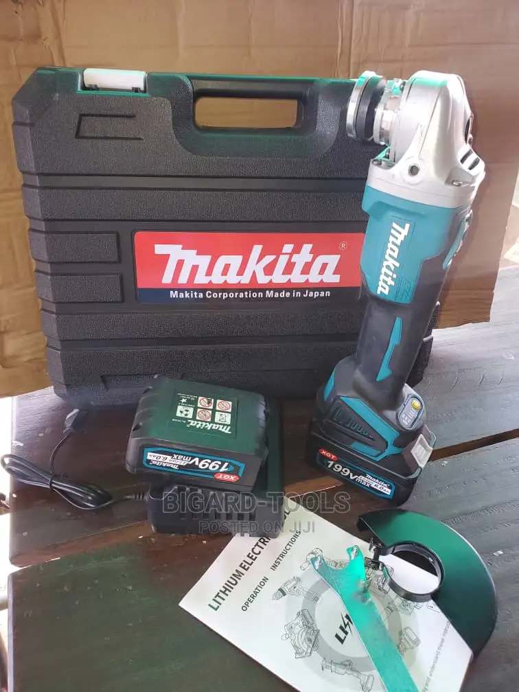 Cordless Angle Grinder Machine(199v,6.0ah)MAKITA