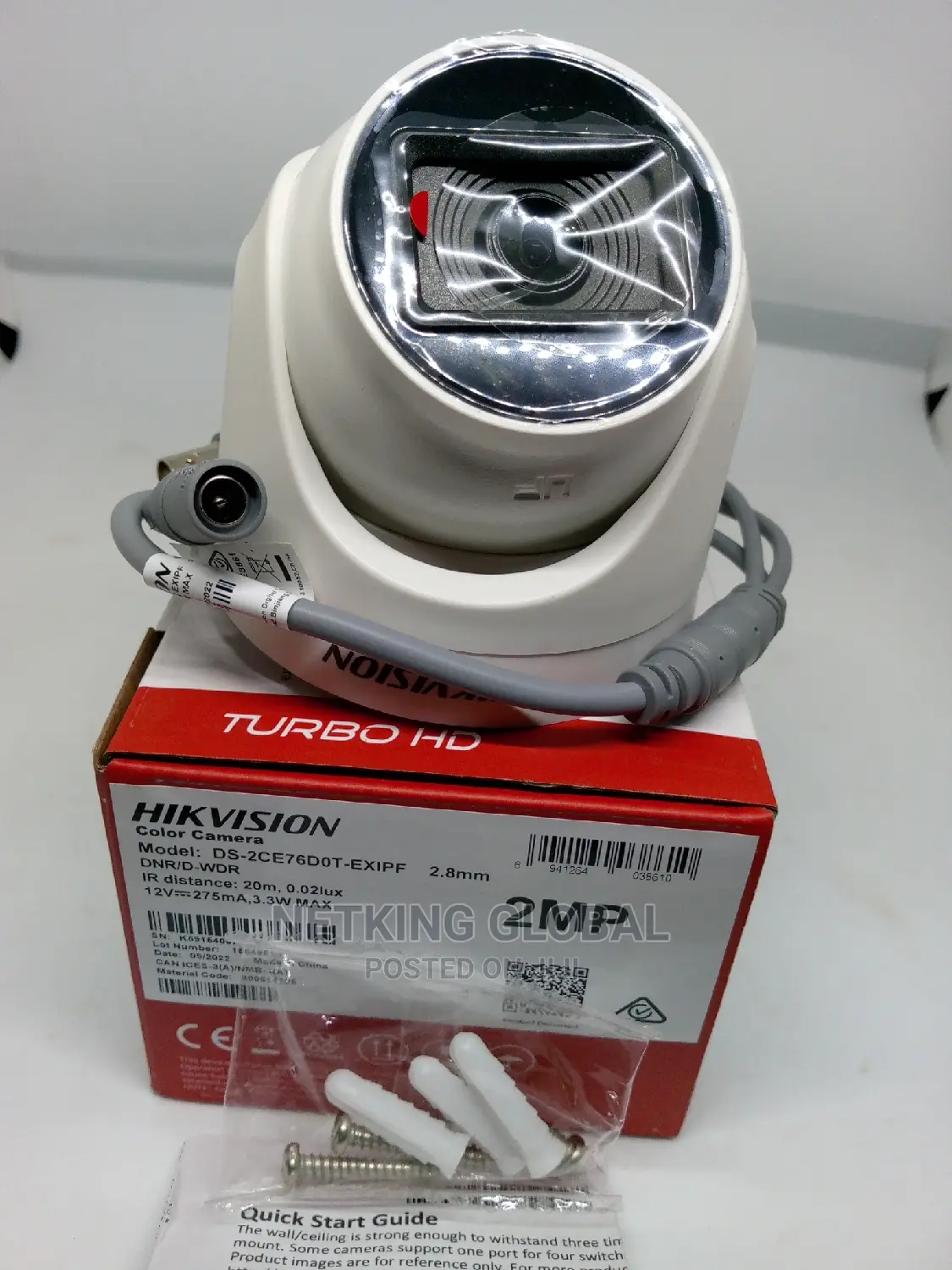 Hikvision 24\7 Full Color Camera DS-2CE76D0T-EXIPF 2MP