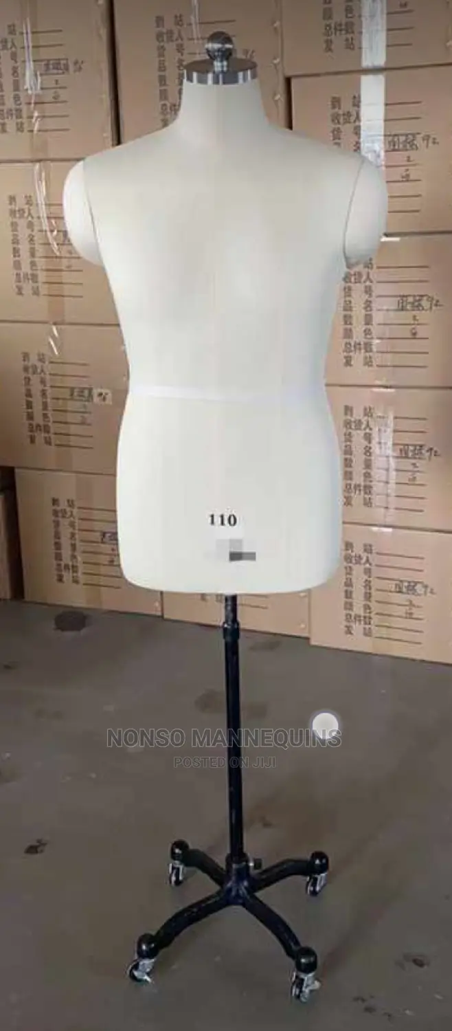 Male Imported Fully Pinnable Dressform Stand