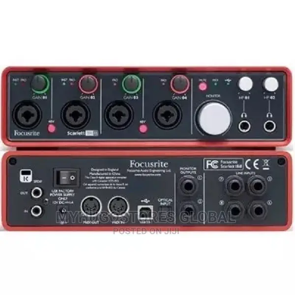 Focusrite Scarlett 18i8 Usb 2.0 Audio Interface