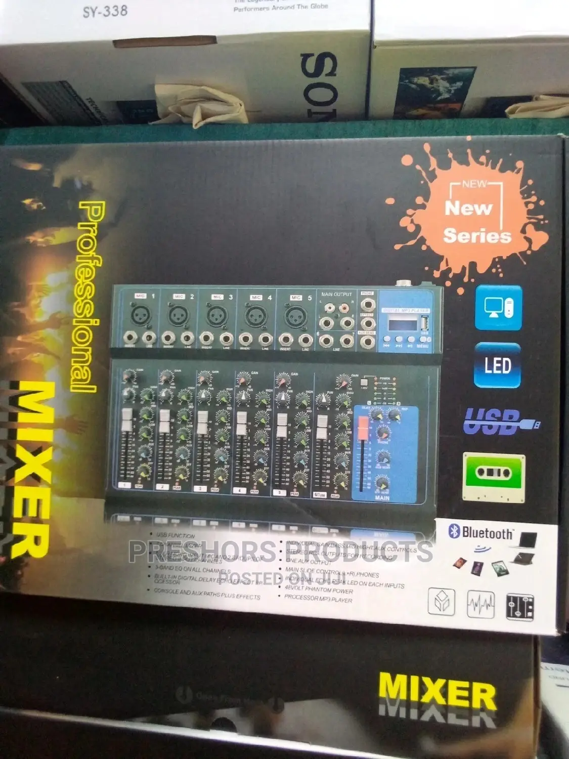 7 Channel Yamaha Mixer Bluetooth Usb