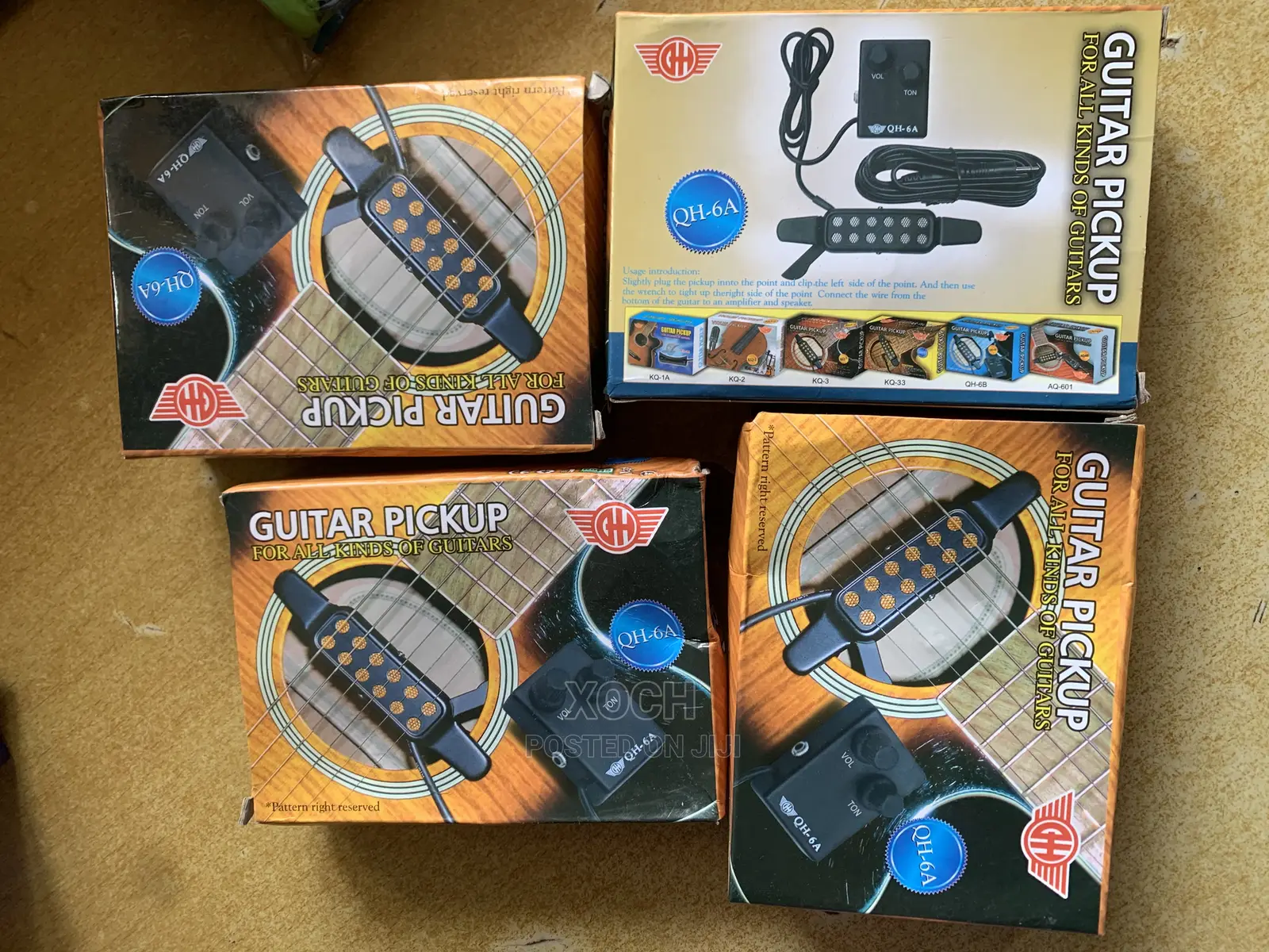 Guitar Pickup With Clip Microphone