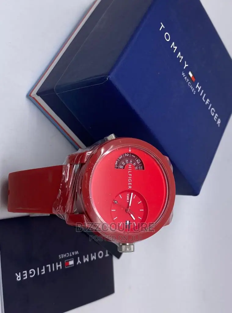 Original TOMMY HILFIGER Rubber Strap Available in Store
