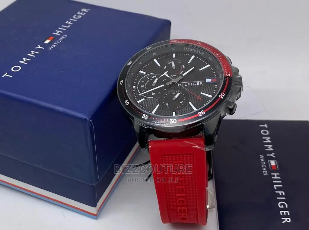 Original TOMMY HILFIGER Rubber Strap Available in Store