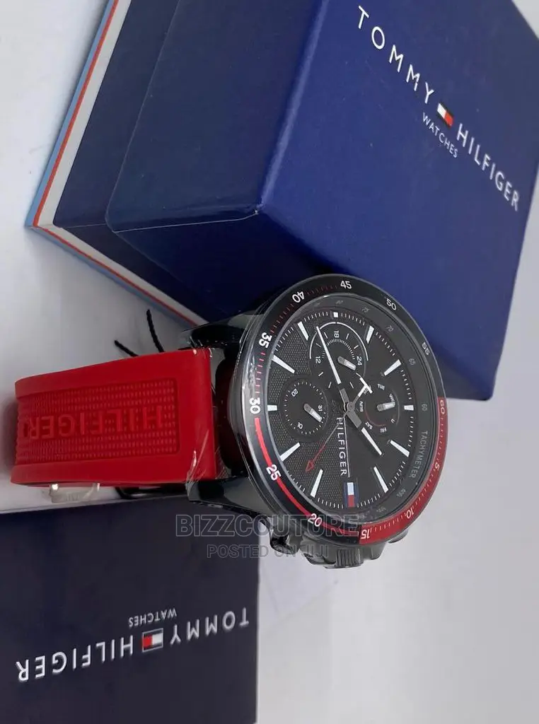 Original TOMMY HILFIGER Rubber Strap Available in Store