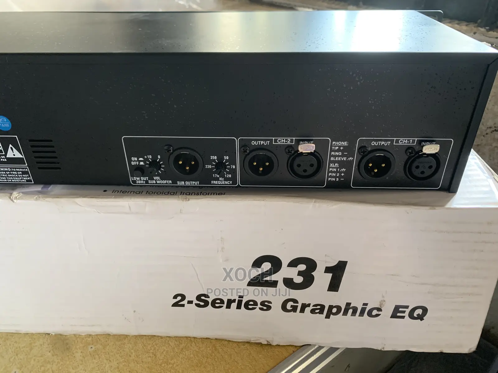 DBX 231s Dual Channel 31-Band Graphic Equalizer