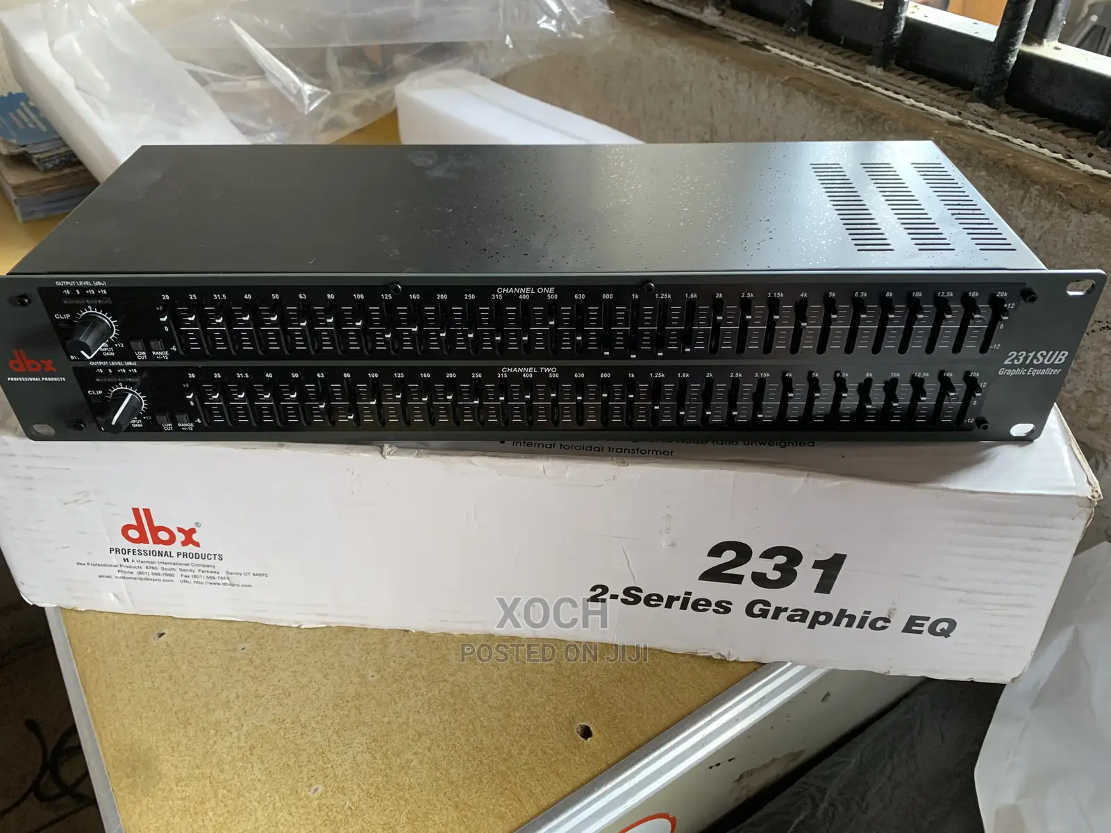 DBX 231s Dual Channel 31-Band Graphic Equalizer