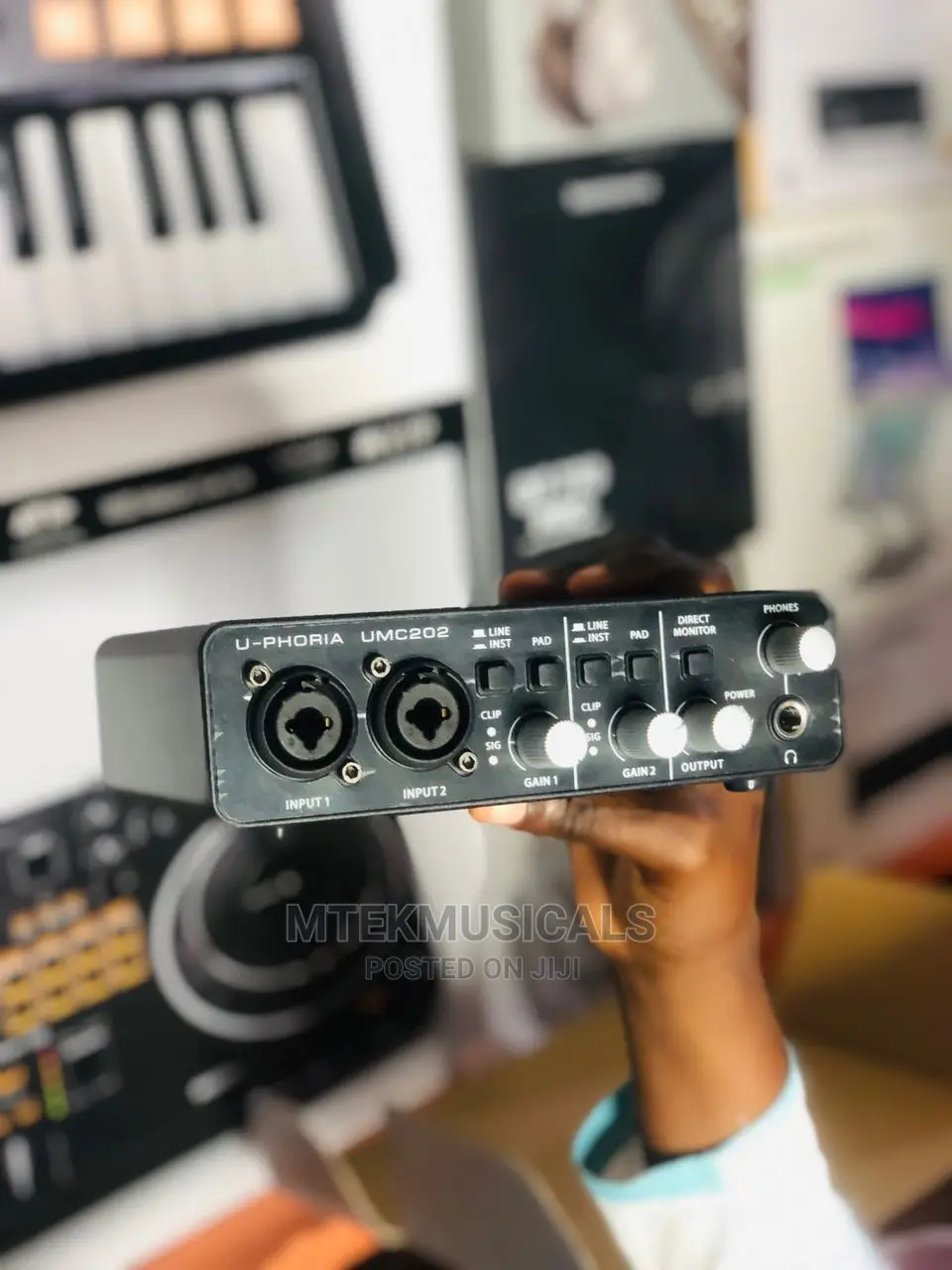 USB Audio Interface Umc 202