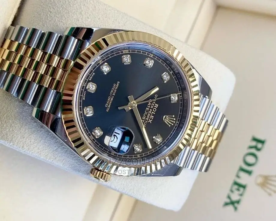 Original ROLEX DATE JUST Silver Gold Available in Store