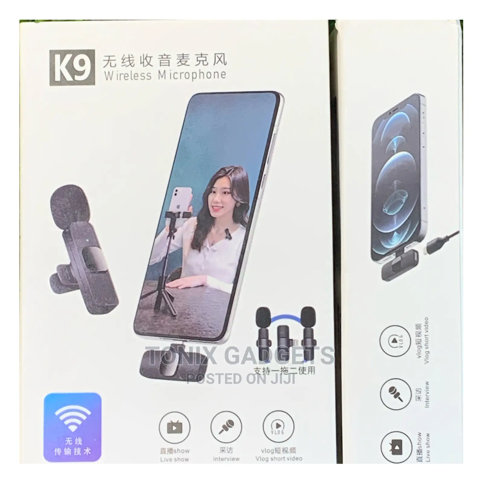 Wireless Collar Mic for Type-C, iPhone