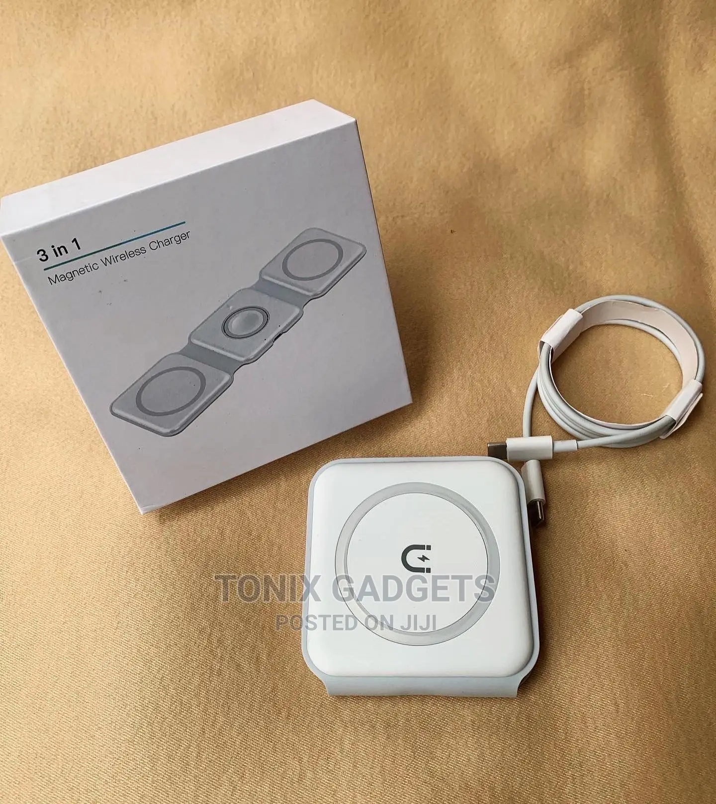 Foldable Magnetic 3 in 1 Wireless Charger