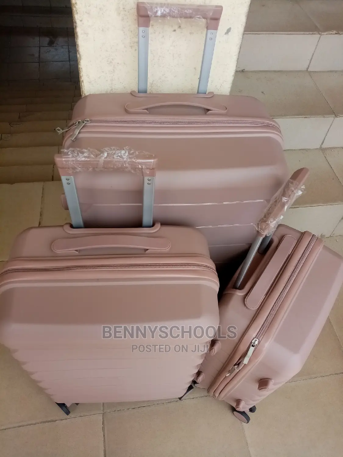 Set of 3 Unbreakable Elastic Rubber Plastic Luggage Boxes