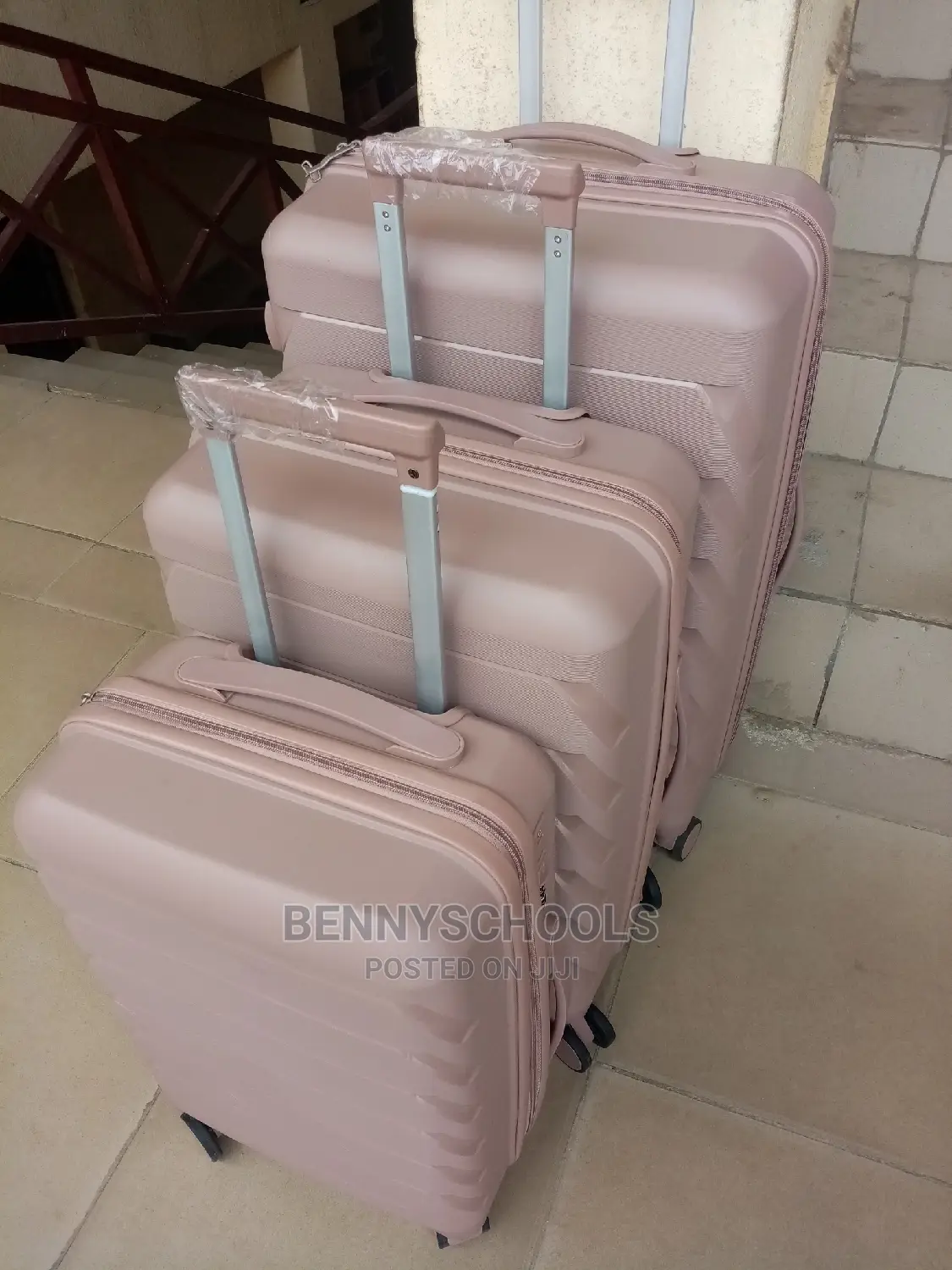 Set of 3 Unbreakable Elastic Rubber Plastic Luggage Boxes