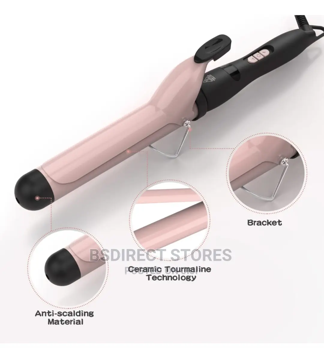 Pretfy 1.25 Inch Automatic 32mm Hair Curler Iron LCD Display