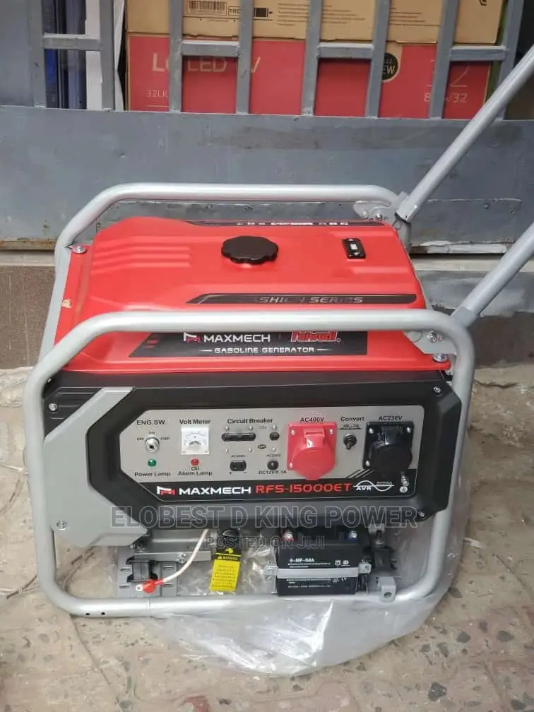 12kva Maxmech Three Phase Petrol Generator Rfs15000et