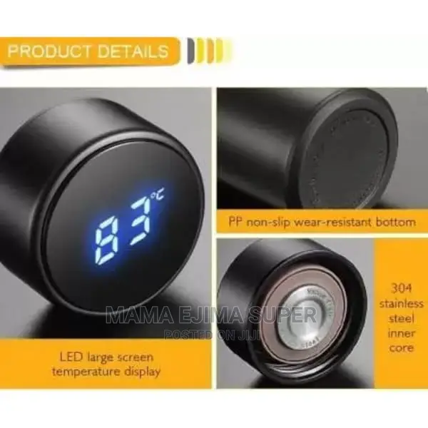 Digital Led Vacuum Flask With Temperature Display 500ml