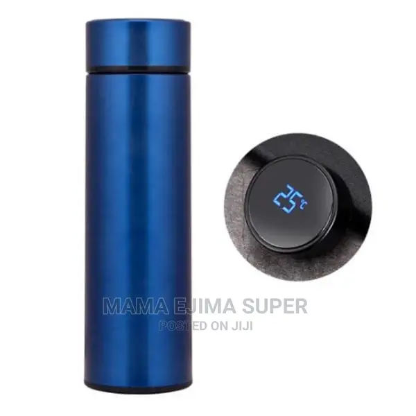 Temperature Display Flask-500ml - Blue