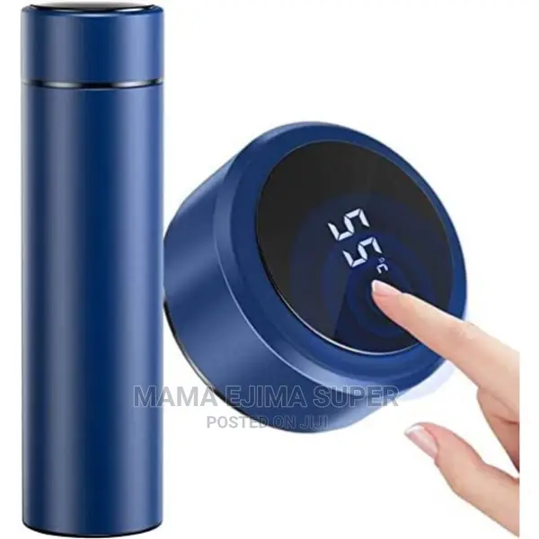 Temperature Display Flask-500ml - Blue